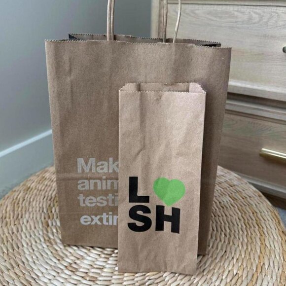 LUSH Shopping Bag + Insert Bag Set / Gift Bag - Picture 1 of 7